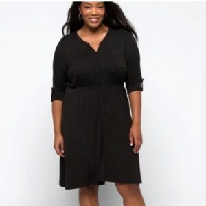 Market & Spruce (Stitch Fix brand) Lany Knit Shirt Dress size 1X